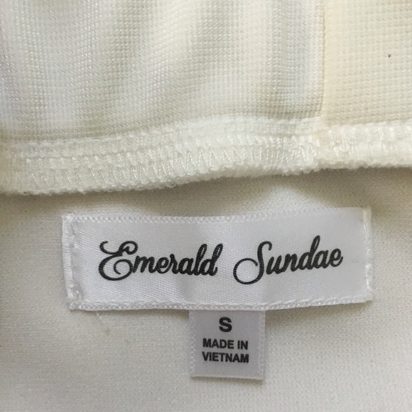 Black and White Two-Piece Mini Dress - Picture 6 of 7